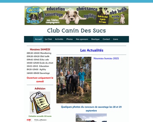 club canin des sucs