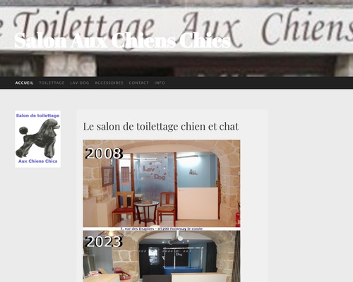 Salon de toilettage chien & chat -Aux Chiens Chics