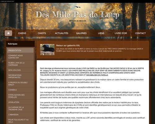 élevage famillial des 1000 pas de loup