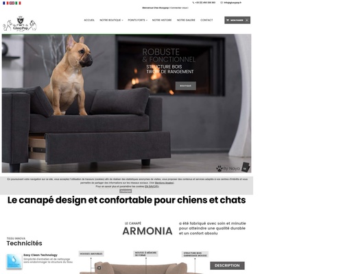 fabricant couchage chic pour chiens