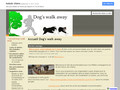 Dog’s walk away