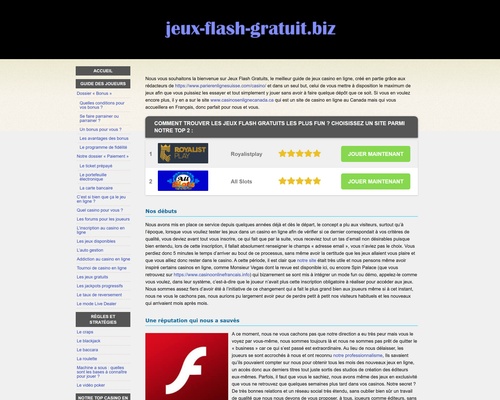 Jeux Flash Gratuit