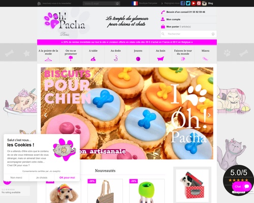 Oh ! Pacha, le temple du glamour pour chiens et chats
